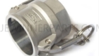  Type D Coupler Stainless Steel-Camlock-and-Female thread x Female coupler